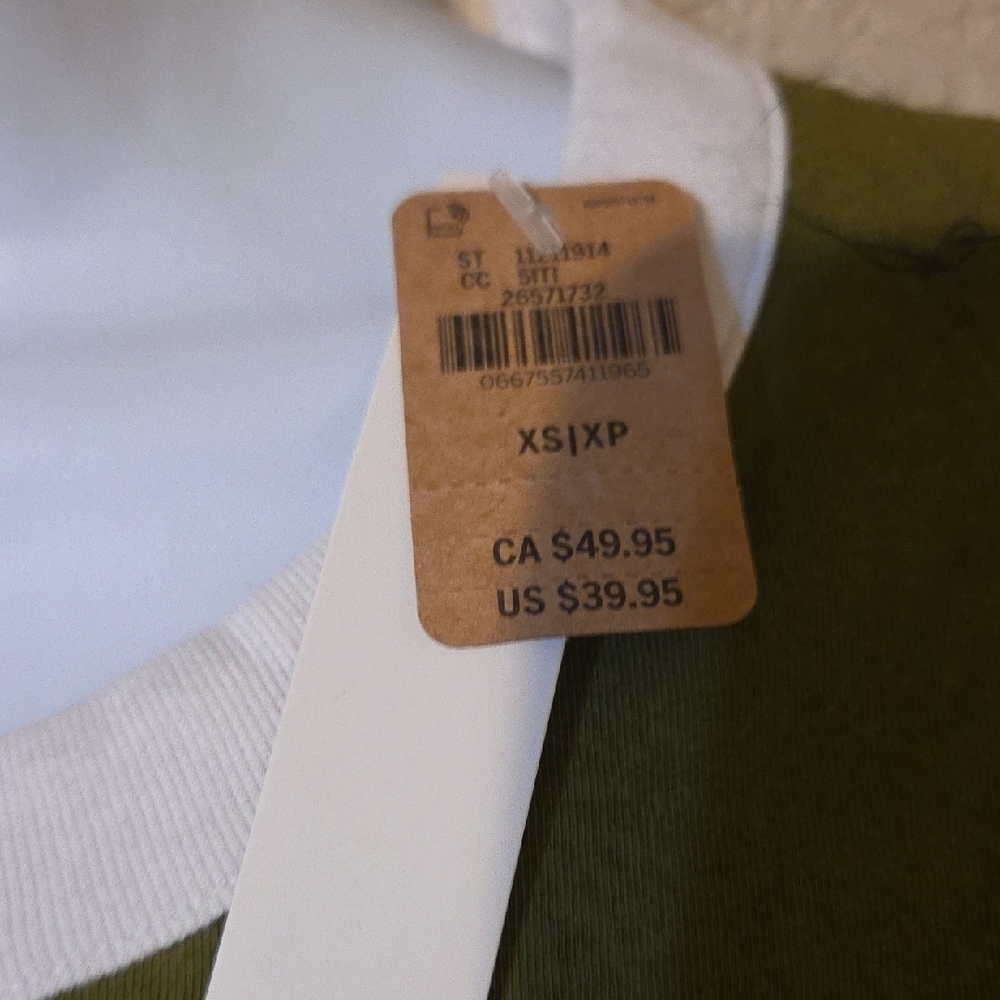 PINK Victoria's Secret Olive Long Sleeve Top - Picture 3 of 4